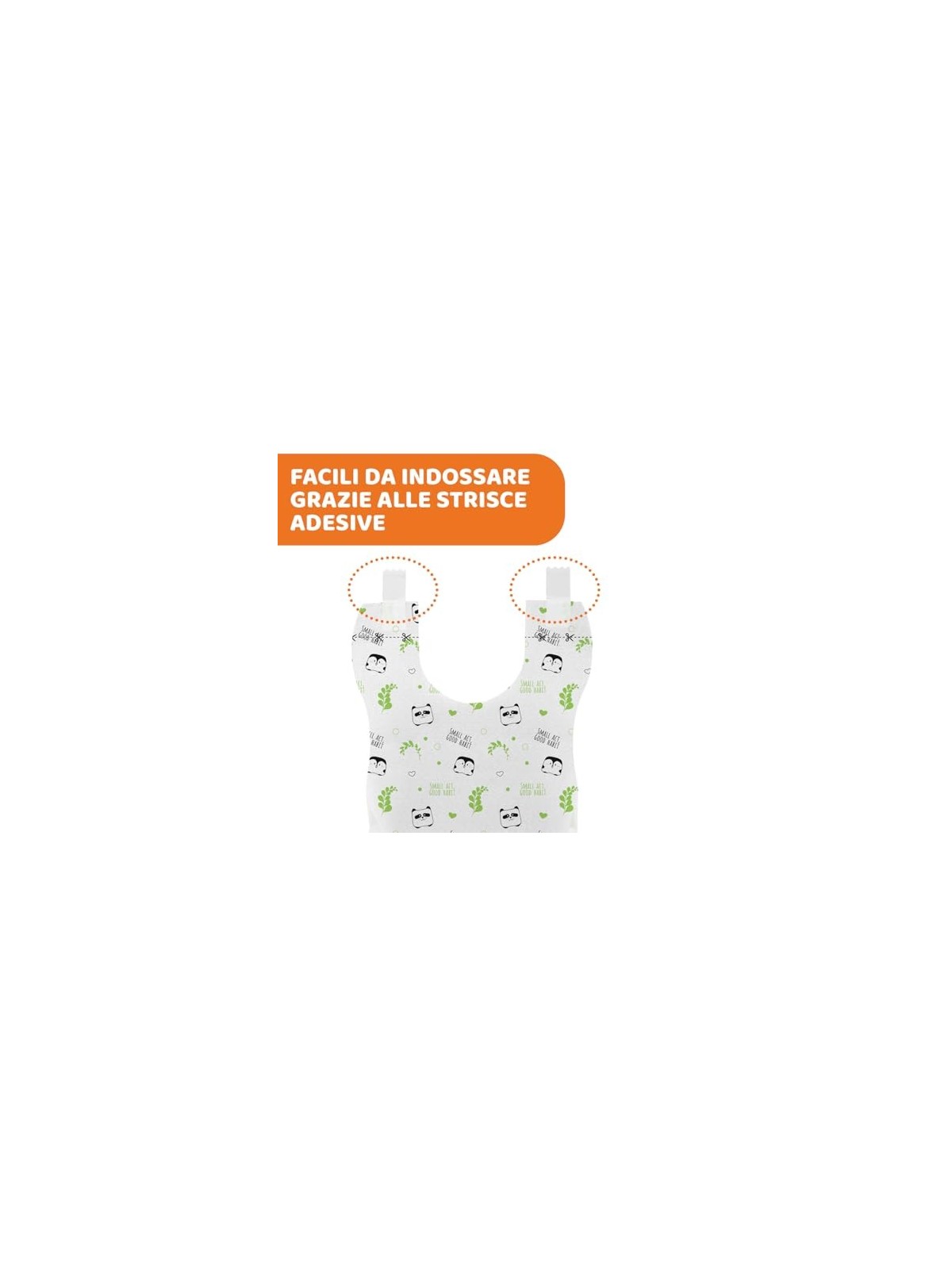 Bavaglini monouso compostabili 36 pz