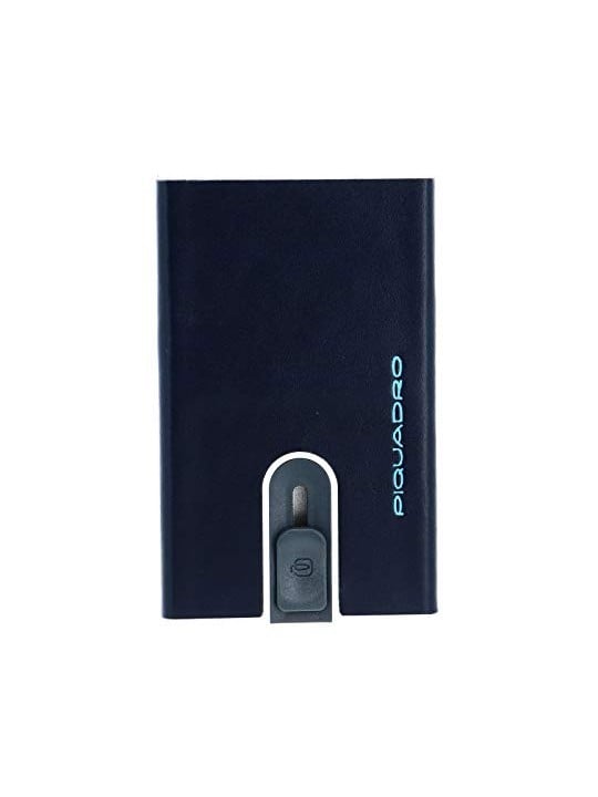 Piquadro Blue Square Portafoglio in Pelle Uomo Blu