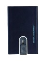 Piquadro Blue Square Portafoglio in Pelle Uomo Blu