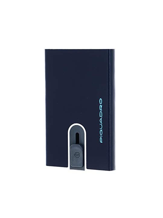Piquadro Blue Square Portafoglio in Pelle Uomo Blu