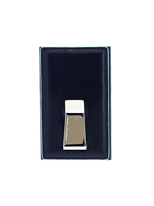 Piquadro Blue Square Portafoglio in Pelle Uomo Blu