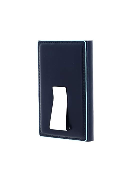 Piquadro Blue Square Portafoglio in Pelle Uomo Blu