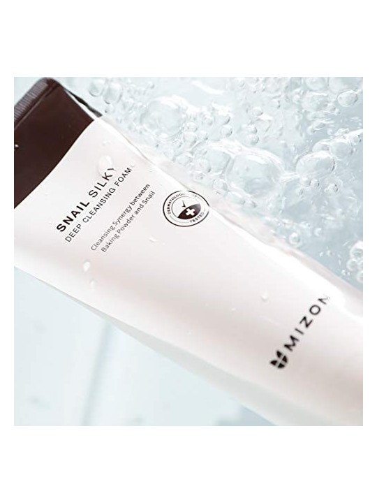 Snail Silky Deep Cleansing Foam Schiuma viso detergente quotidiana donna 150ml