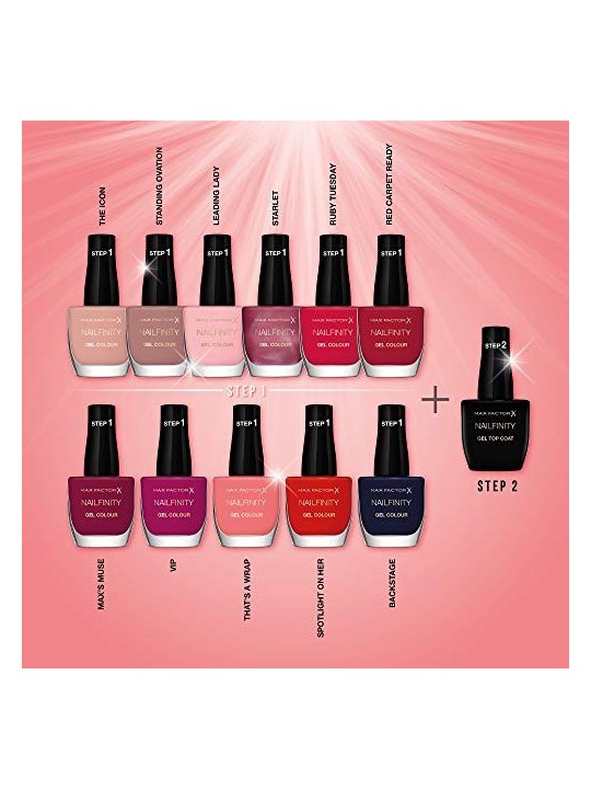 Max Factor Nailfinity Laquer Smalto per Unghie 12 ml 330 Max's Muse donna