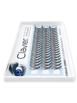 CLAVIER Ciglia ciglia ciuffi 14mm