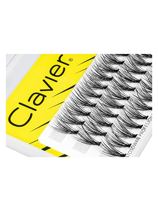 CLAVIER DU2O Ciuffi di ciglia MIX Doppio Volume 9mm 10mm 11mm
