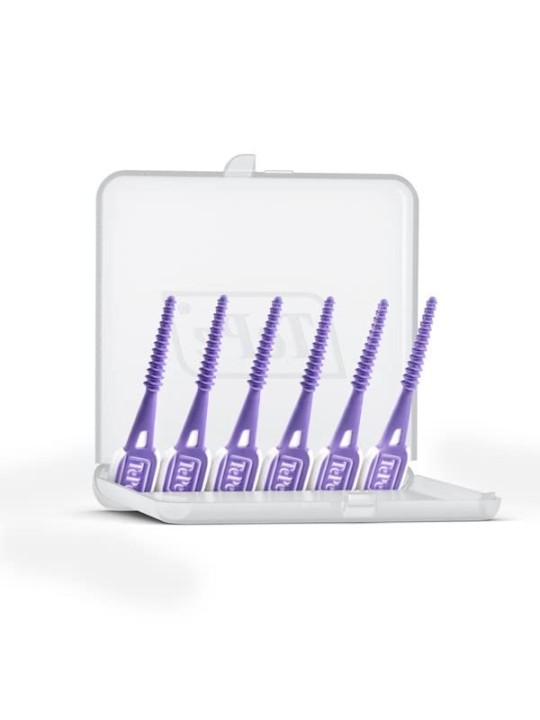TEPE EasyPick Spazzolinistuzzicadenti interdentali con custodia XL Viola 36pz