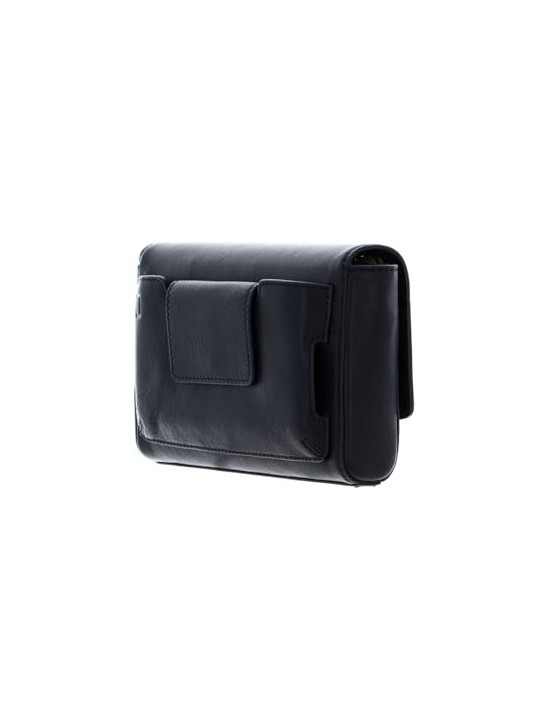 Piquadro Dafne Borsa a Mano in Pelle con Sistema RFID Nera 19 cm