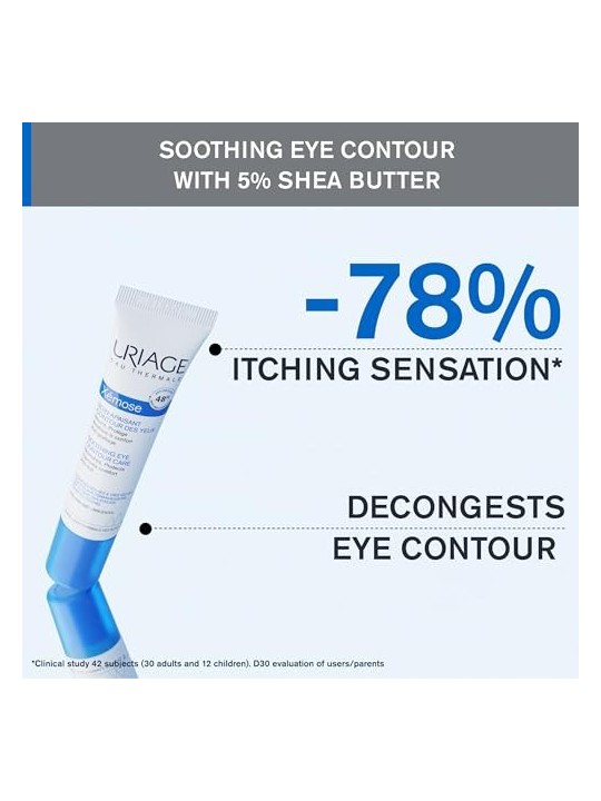 Uriage Xemose Soothing Eye Contour Care 15ml Uriage www.essenzetotalstyle.com 