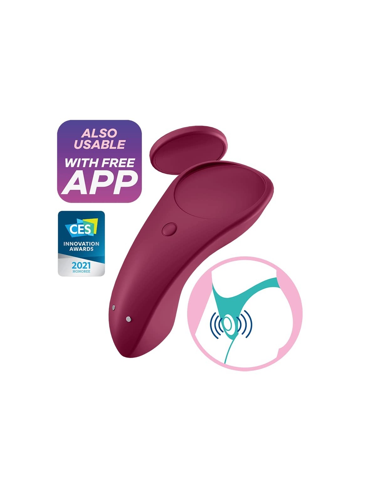 Vibratore Sexy Secret Vibrator: connessione senza soluzione di continuitï¿½ï¿½