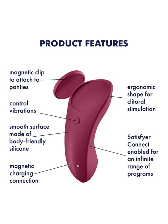 Vibratore Sexy Secret Vibrator: connessione senza soluzione di continuitï¿½ï¿½