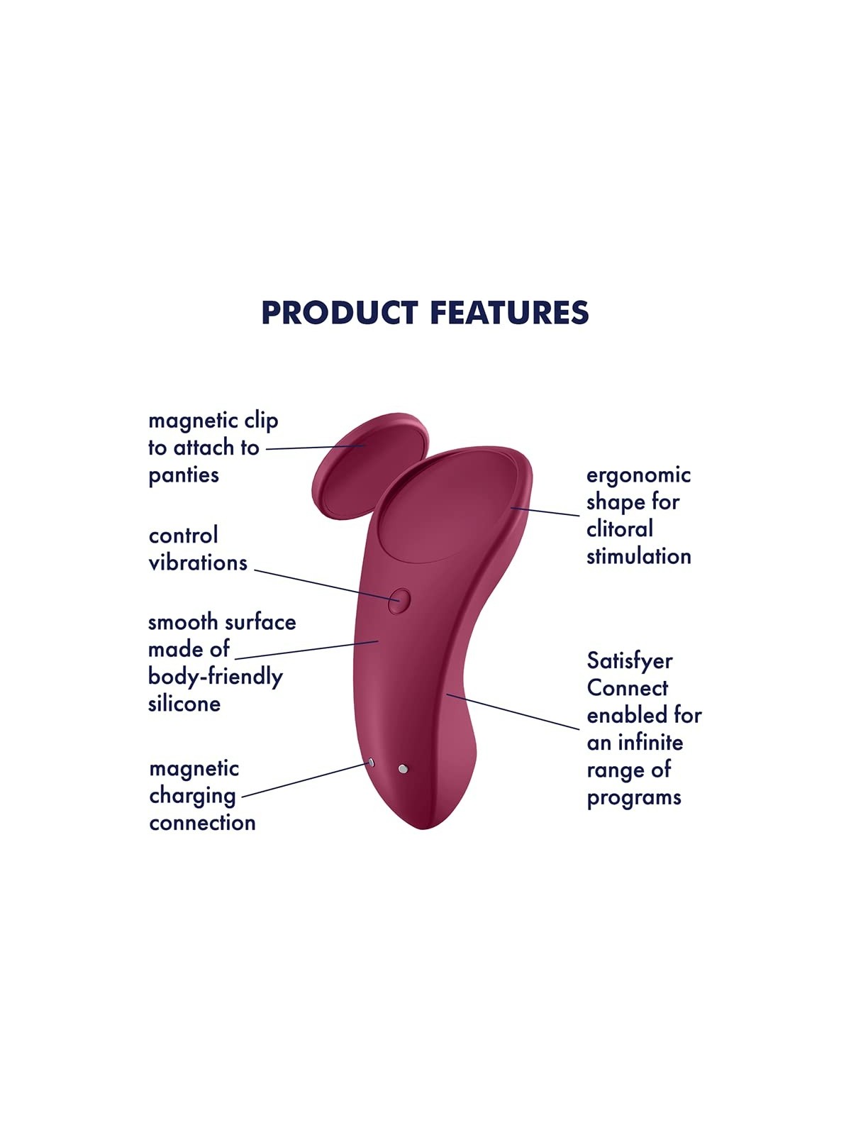 Vibratore Sexy Secret Vibrator: connessione senza soluzione di continuitï¿½ï¿½