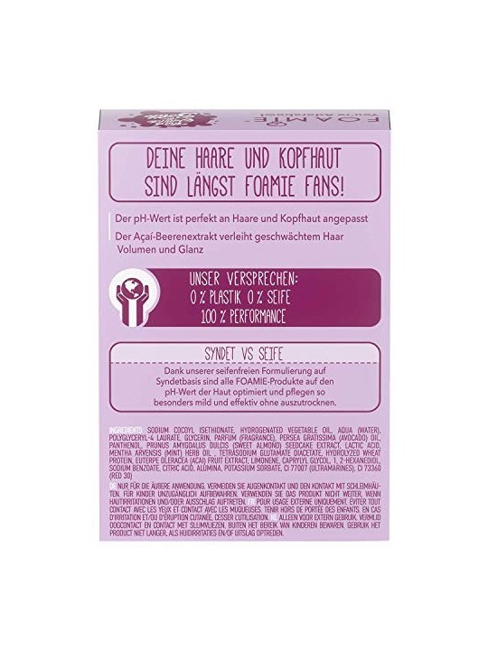 Barra Condizionante Foamie Adorabowl per Volume 80 g Unisex