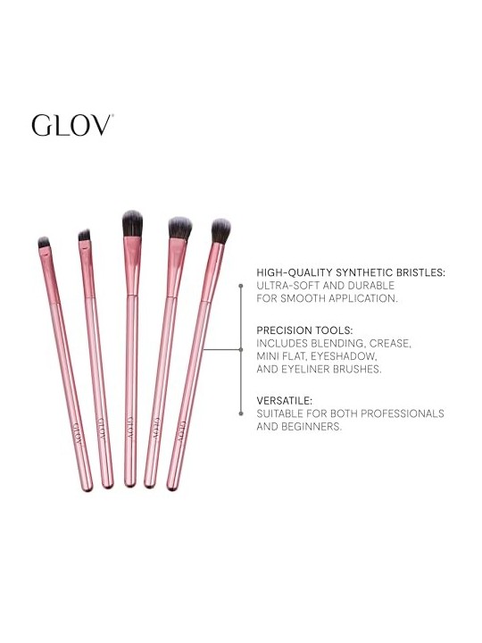 Set di pennelli trucco 5 pezzi Rosa