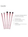 Set di pennelli trucco 5 pezzi Rosa