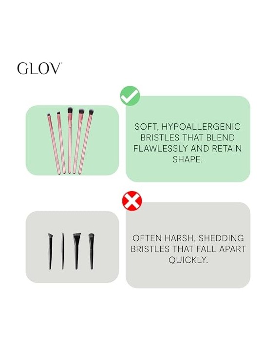 Set di pennelli trucco 5 pezzi Rosa
