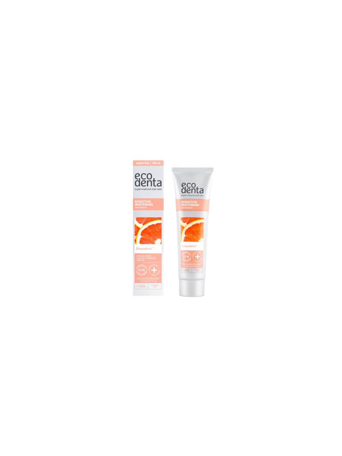 Omyadent Sensitive Whitening Pasta sbiancante per denti e gengive sensibili donna 100ml