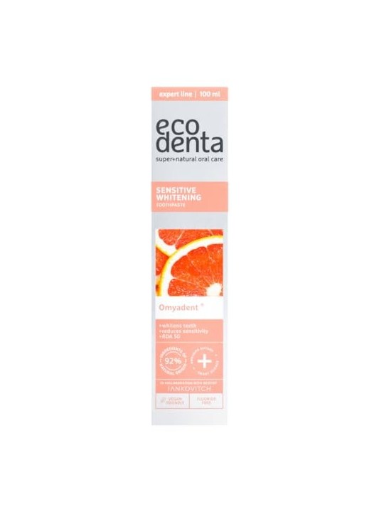 Omyadent Sensitive Whitening Pasta sbiancante per denti e gengive sensibili donna 100ml