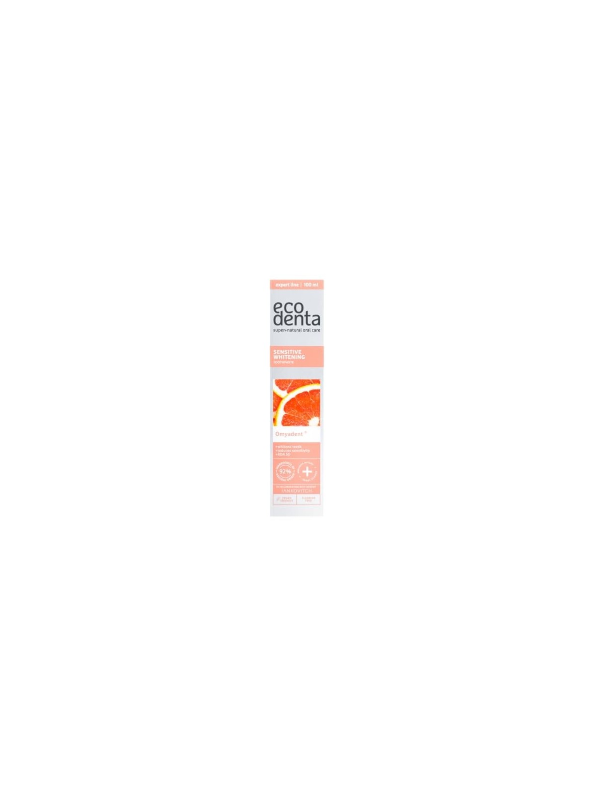 Omyadent Sensitive Whitening Pasta sbiancante per denti e gengive sensibili donna 100ml