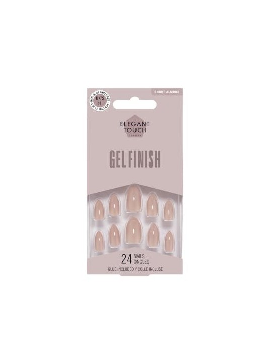 Elegant Touch CORE COLOUR Blush Suede Stiletto Nails