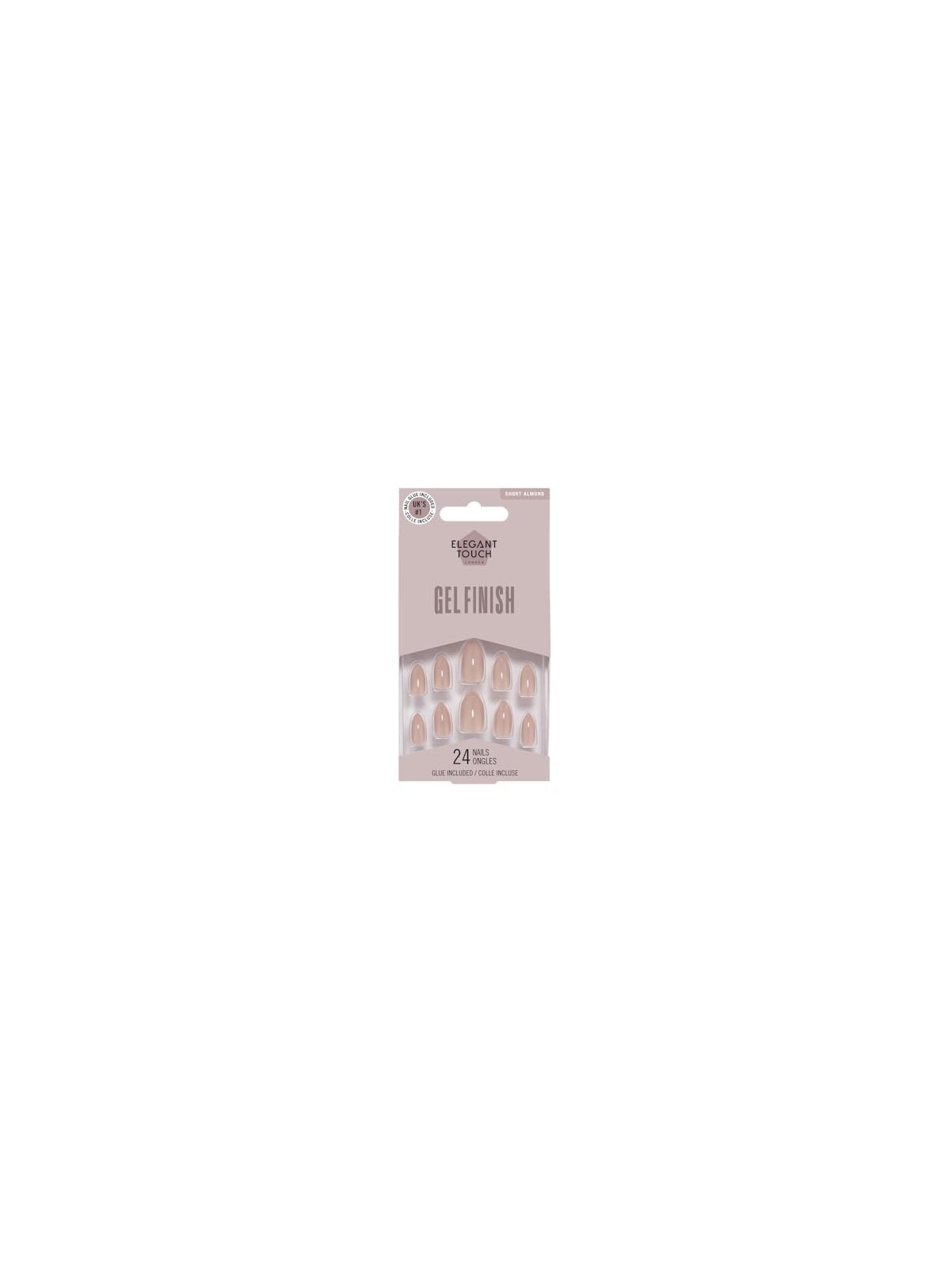 Elegant Touch CORE COLOUR Blush Suede Stiletto Nails