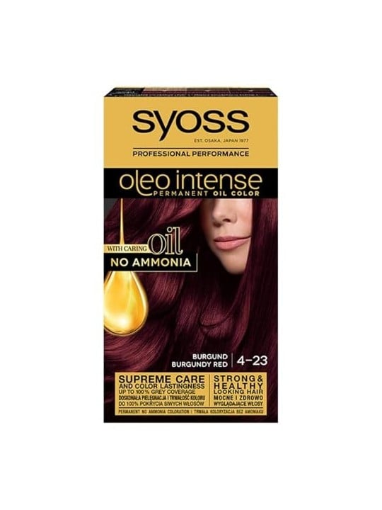Syoss Oleo Intense Colore Permanente 423 Rosso Borgogna