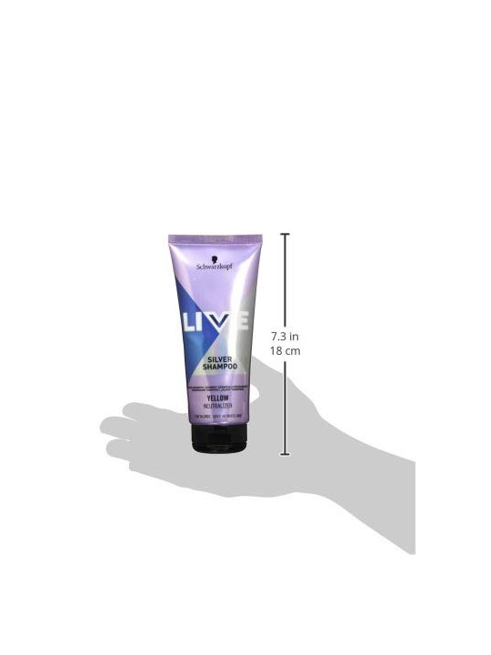 Schwarzkopf Live Silver Shampoo Yellow Neutralizer 200ml