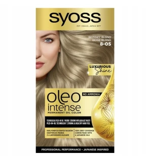 Syoss Oleo Intense Colore Permanente Olio Tinta per Capelli 50 ml donna 805 Beige Biondo