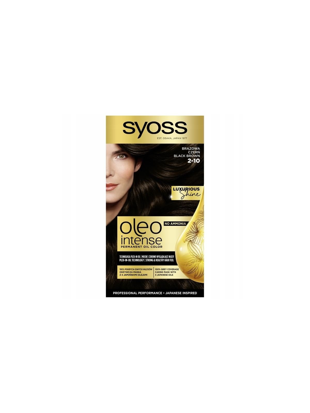 Syoss Oleo Colore Permanente In Olio 210 Black Brown