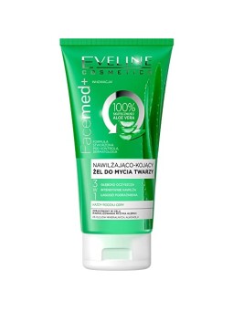 EVELINE Facemed gel detergente viso idratante e lenitivo con aloe per tutti i tipi di pelle Aloe Vera 150ml