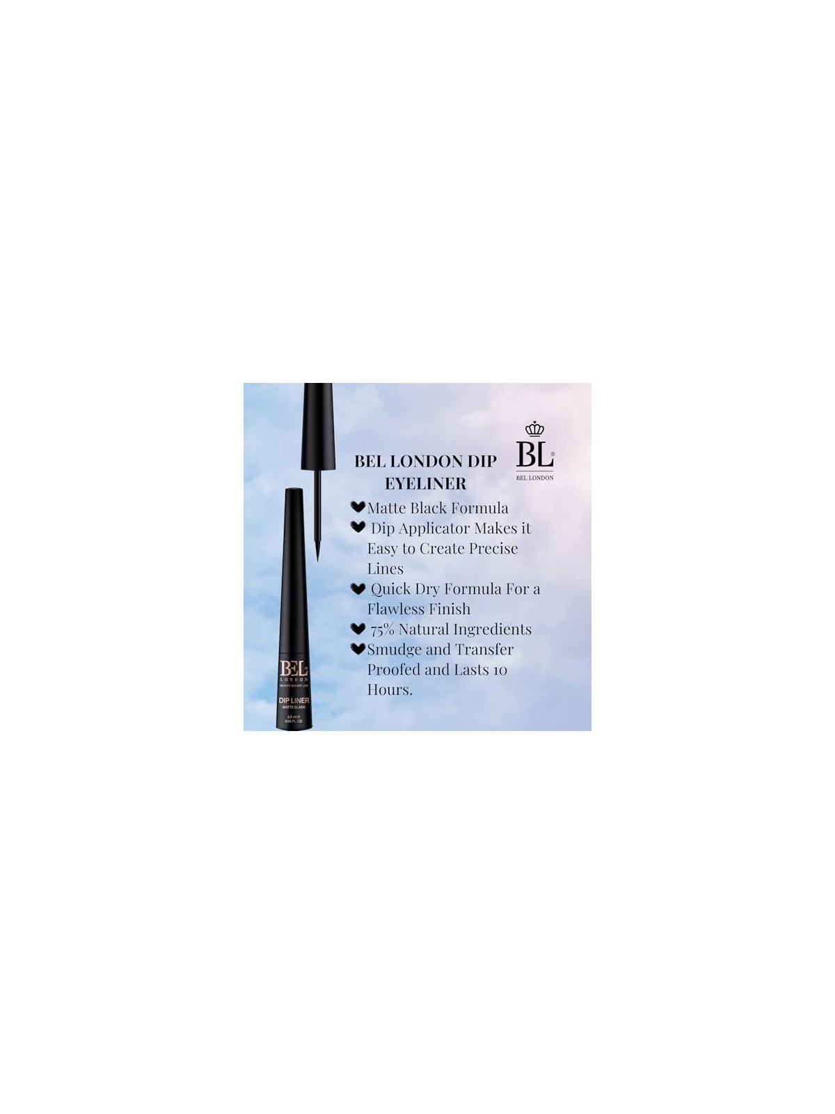 Bel London Dip Liner Aqua Nero Opaco