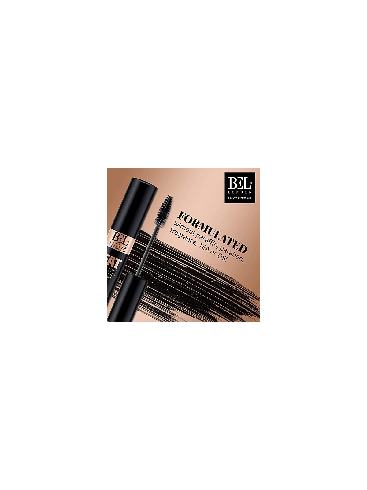 Bel London Mascara Volumizzante Fat Brush Intense Black 135ml donna