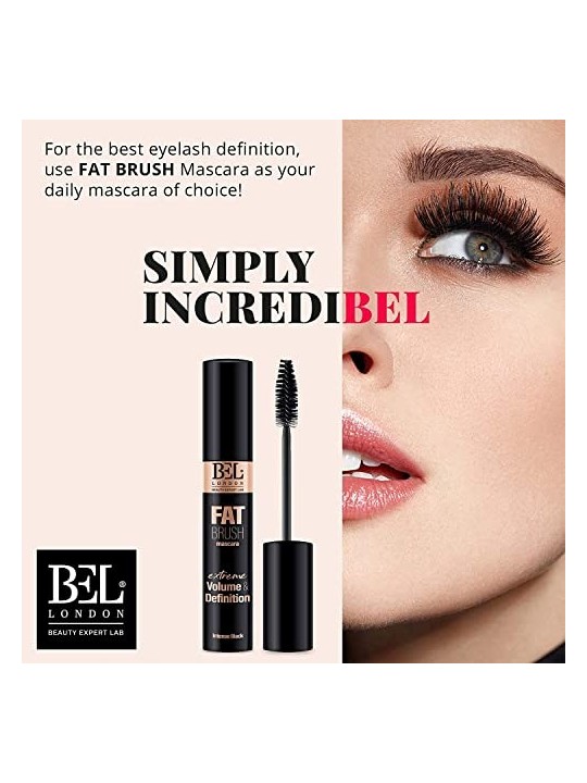 Bel London Mascara Volumizzante Fat Brush Intense Black 135ml donna