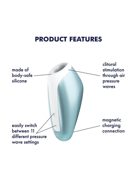 SATISFYER LOVE BREEZE BLU ASPIRATORE DARIA 1UN