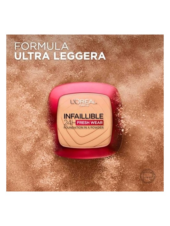 Fondotinta L'Orï¿½ï¿½al Paris INFALLIBLE 24H Fresh Wear in polvere 130 True Beige