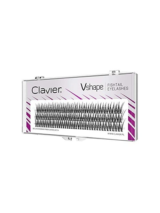 CLAVIER Ciuffi di ciglia Vshape 8mm