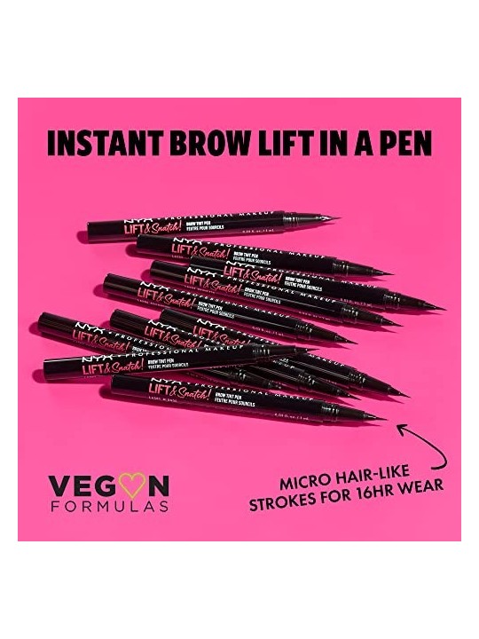 Nyx Professional Make Up LIFT e SNACH penna tinta marrone asbrown