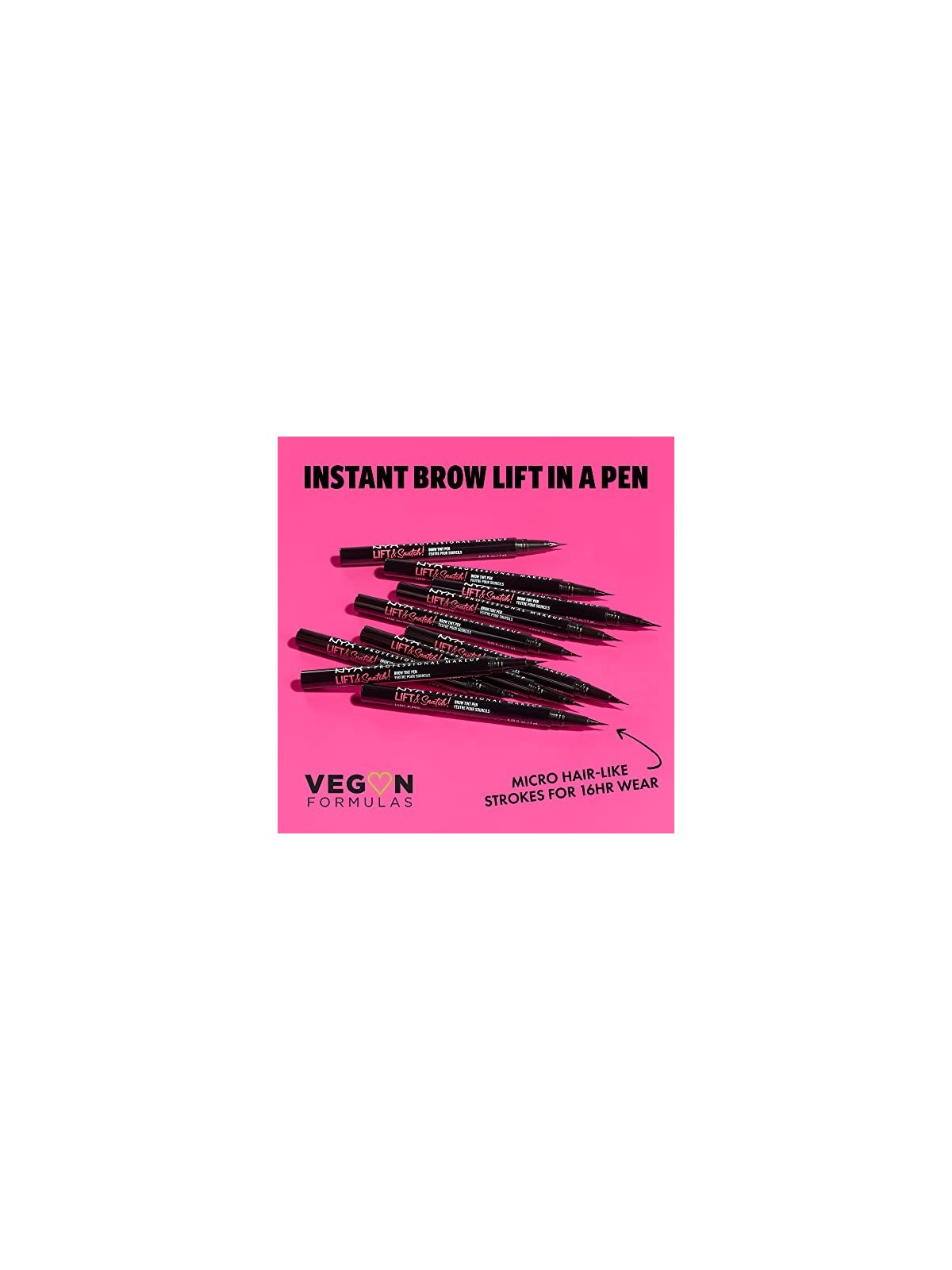 Nyx Professional Make Up LIFT e SNACH penna tinta marrone asbrown