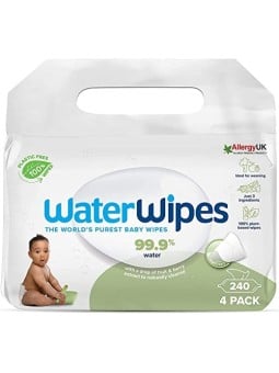 Salviettine umidificate Soapberry per bambini Waterwipes 4x60 pz