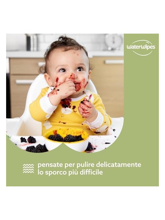 Salviettine umidificate Soapberry per bambini Waterwipes 4x60 pz