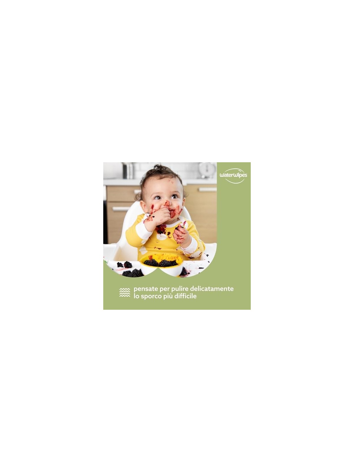 Salviettine umidificate Soapberry per bambini Waterwipes 4x60 pz