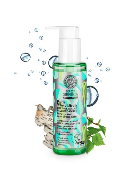Detergente viso Natura Siberica Betulla Bianca 145ml