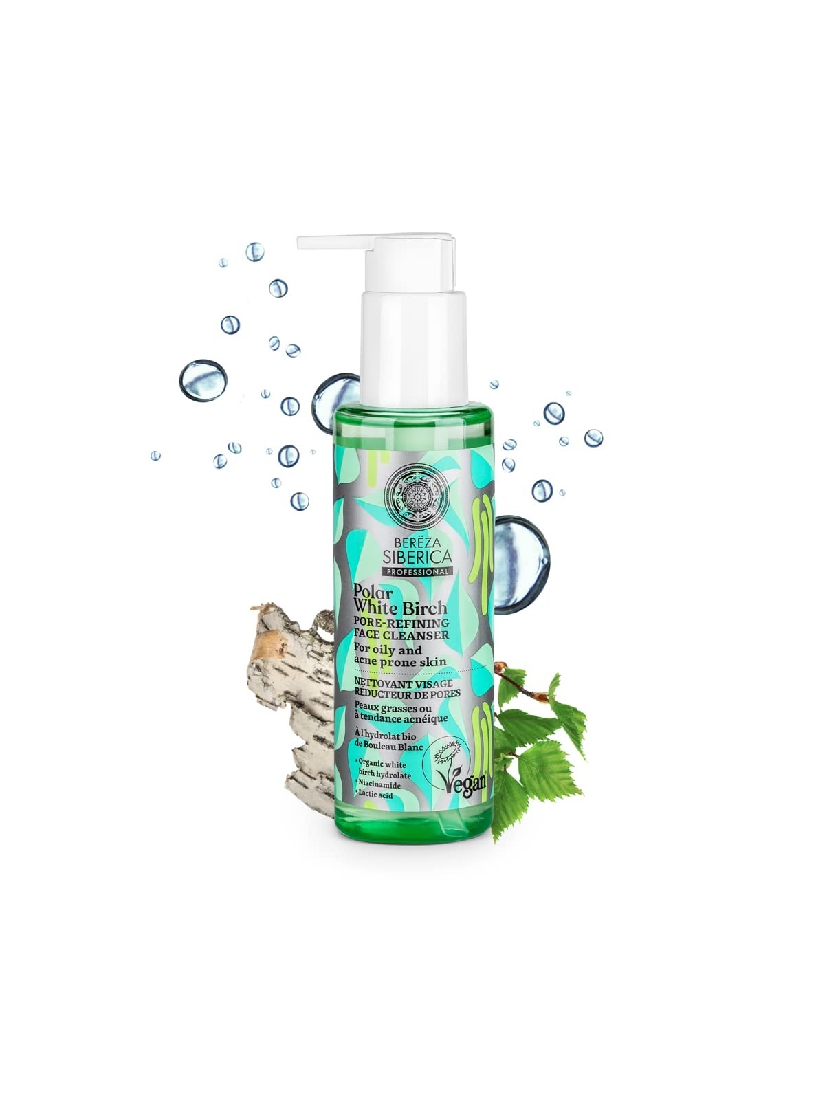Detergente viso Natura Siberica Betulla Bianca 145ml