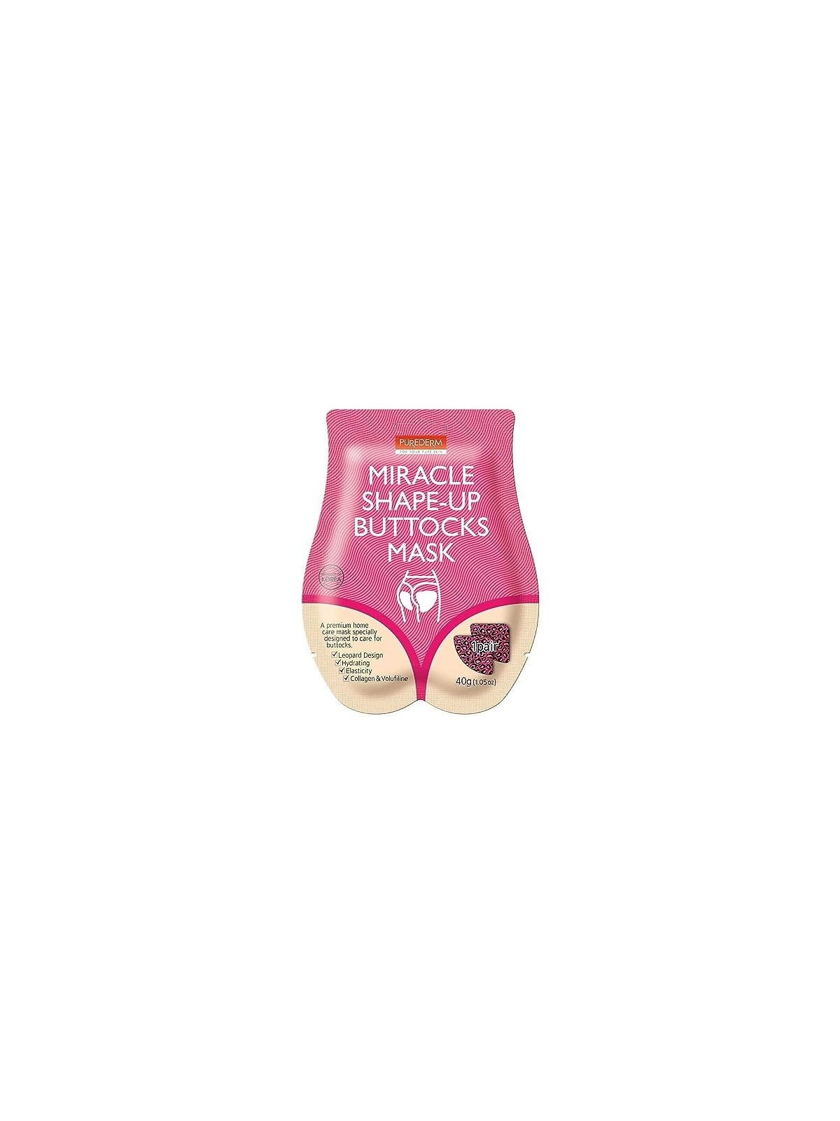 PUREDERM Miracle ShapeUp Glutei Maschera maschera modellante glutei 40g Purederm www.essenzetotalstyle.com 