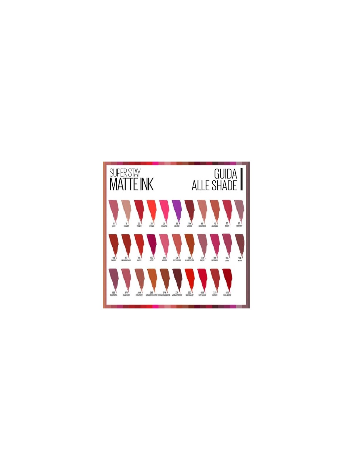 Maybelline SUPERSTAY inchiostro opaco 325chiamante donna