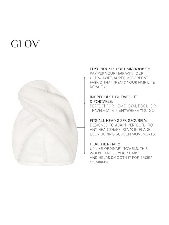 GLOV Hair Wrap Morbido turbante per capelli di Cheetah