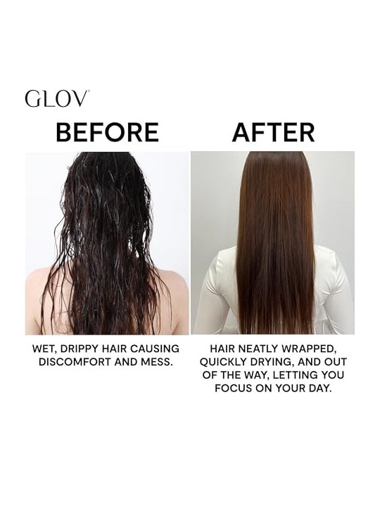 GLOV Hair Wrap Morbido turbante per capelli di Cheetah