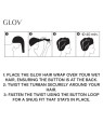 GLOV Hair Wrap Morbido turbante per capelli di Cheetah