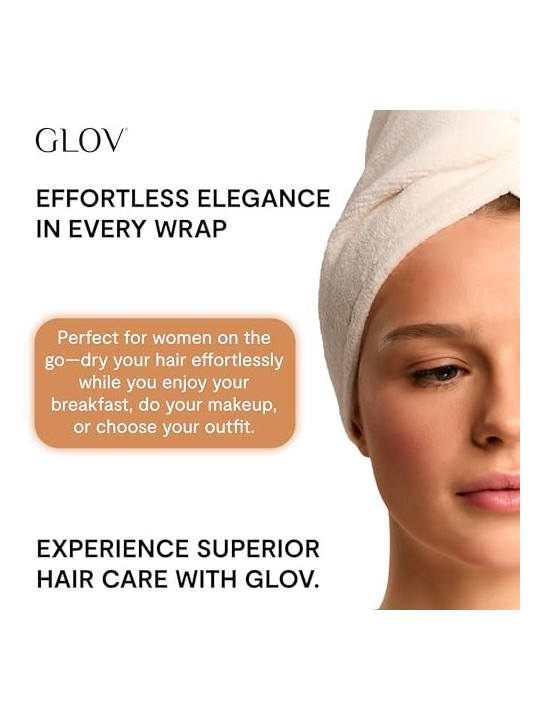 GLOV Hair Wrap Morbido turbante per capelli di Cheetah