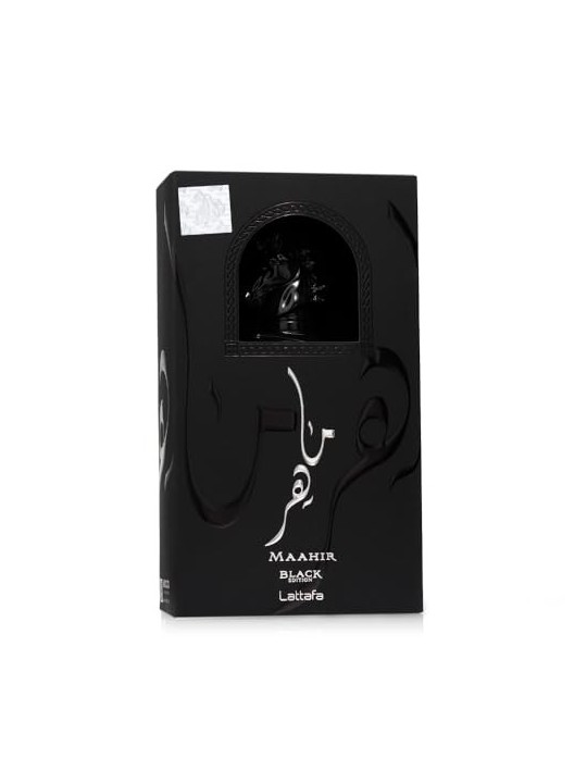 Lattafa Maahir Black Edition eau de parfum Spray 100ml Lattafa Perfumes www.essenzetotalstyle.com 